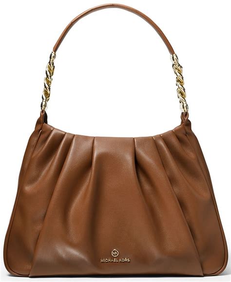 michael kors hannah bag|Michael Kors Hannah Medium Shoulder Bag .